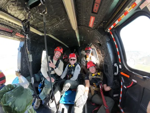 Helicopter photo